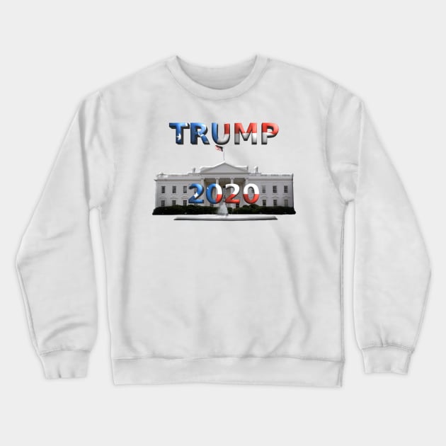 Trump 2020 Crewneck Sweatshirt by Politics and Puppies